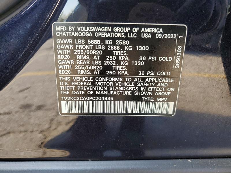 2023 Volkswagen Atlas Cross Sport SE