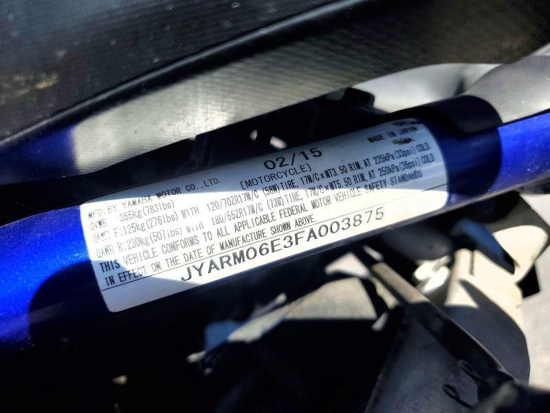 2015 Yamaha FZ07
