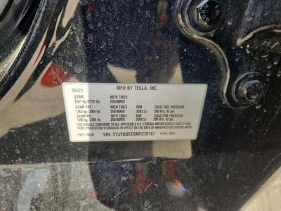 2021 Tesla Model  Y