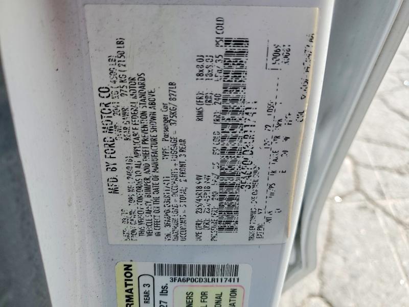 2020 Ford Fusion SEL