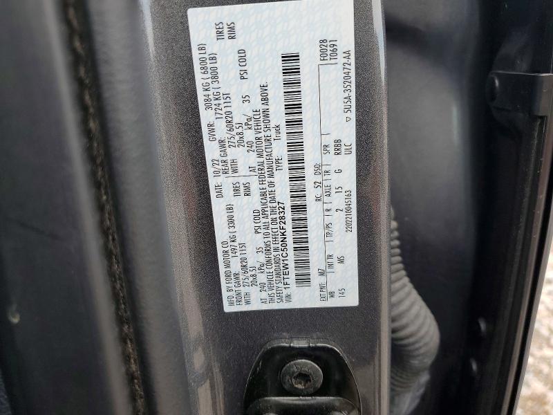 2022 Ford F150 Supercrew