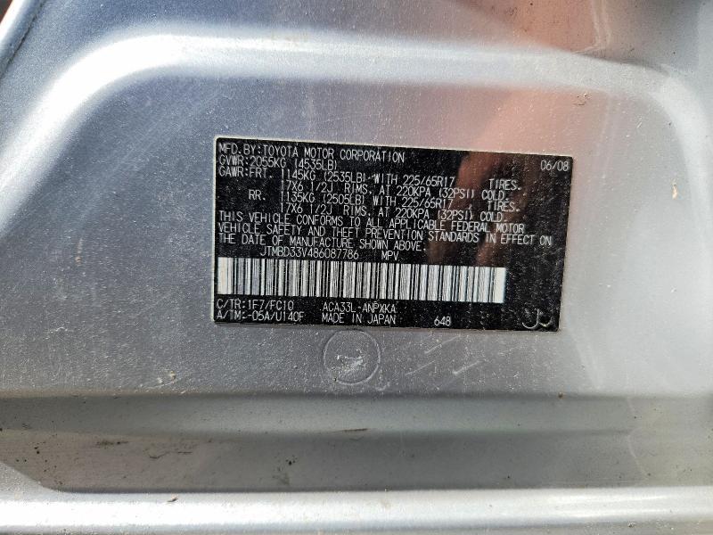 2008 Toyota Rav4 Base
