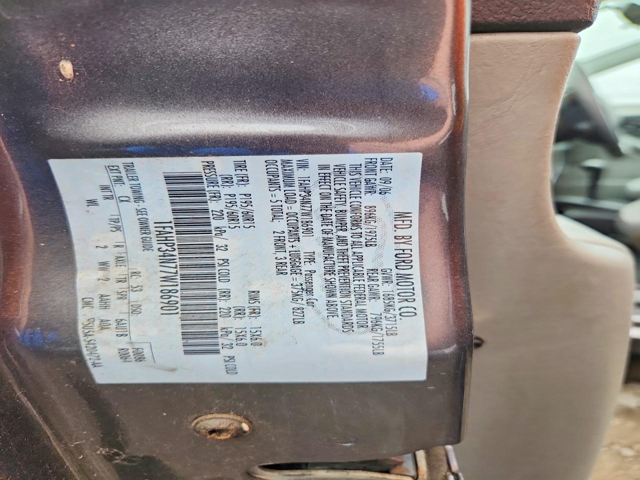 2007 Ford Focus ZX4
