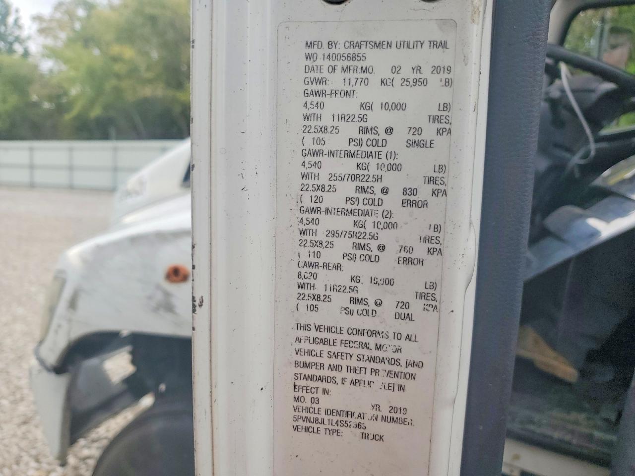 2020 Hino 258/268 Refrigerated BOX Truck