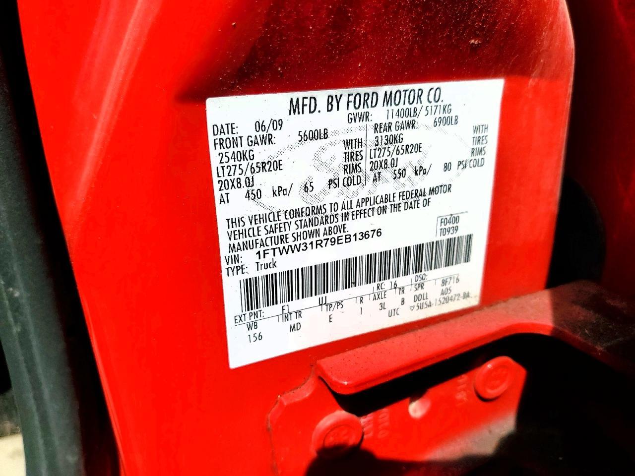 2009 Ford F350 Super Duty