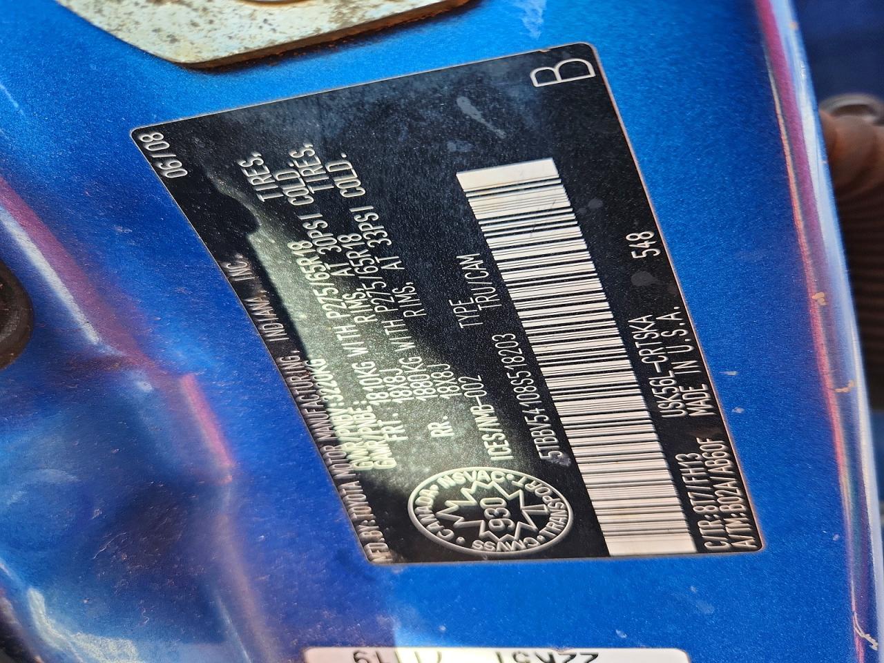 2008 Toyota Tundra Grade