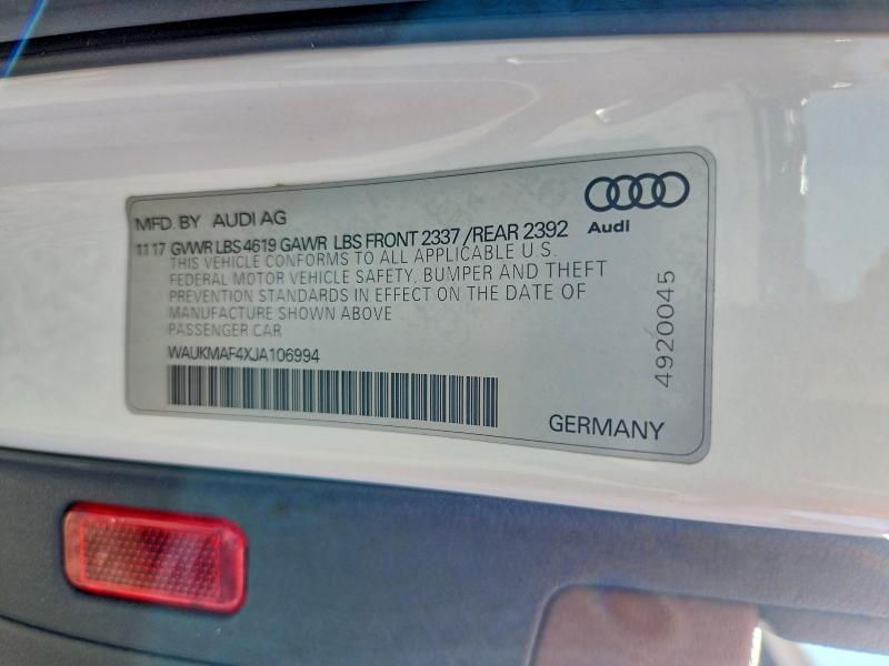 2018 Audi A4 Premium