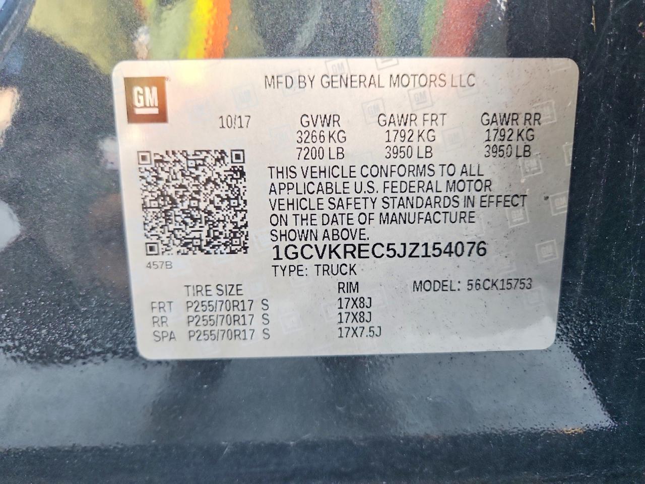 2018 Chevrolet Silverado K1500 LT