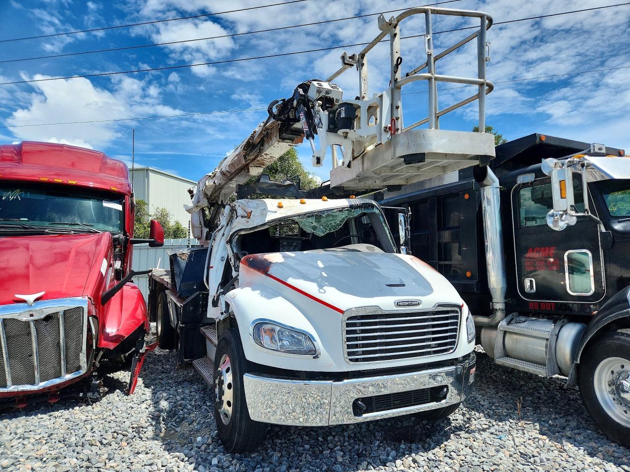 2025 Freightliner Business Class M2 Cable Placer Bucket Truck