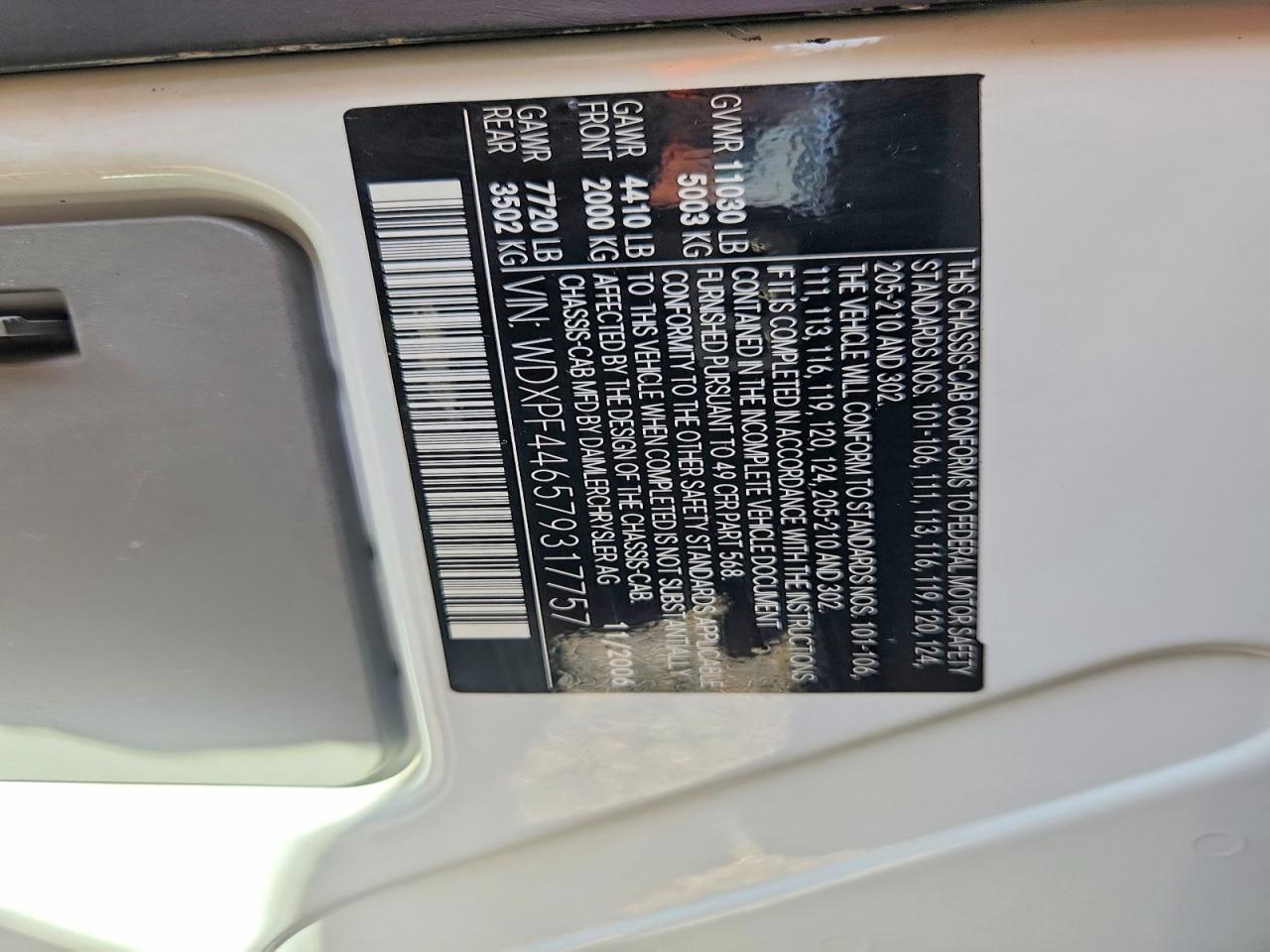 2007 Dodge Sprinter
