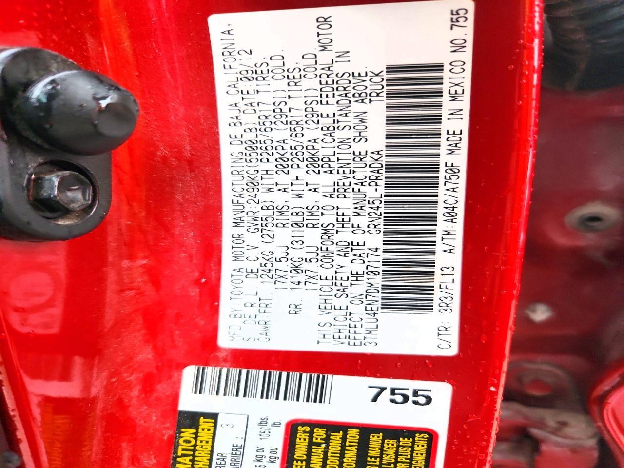 2013 Toyota Tacoma V6