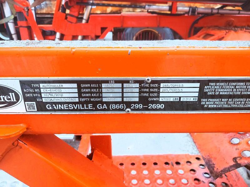 2020 Cottrell Cx-11hcsd Car Carrier