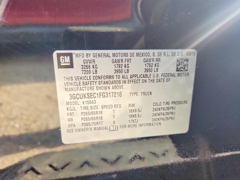 2015 Chevrolet Silverado K1500 LTZ