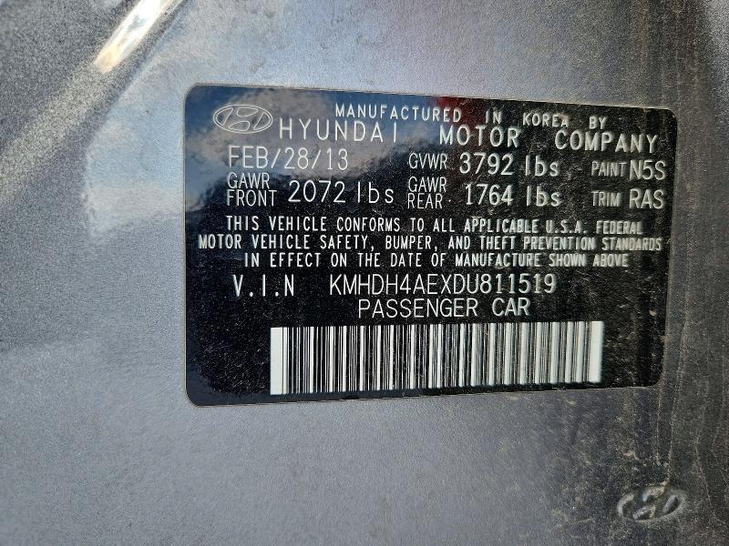 2013 Hyundai Elantra GLS