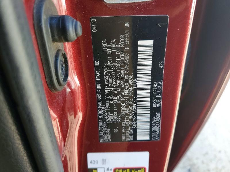 2010 Toyota Tundra Crewmax SR5