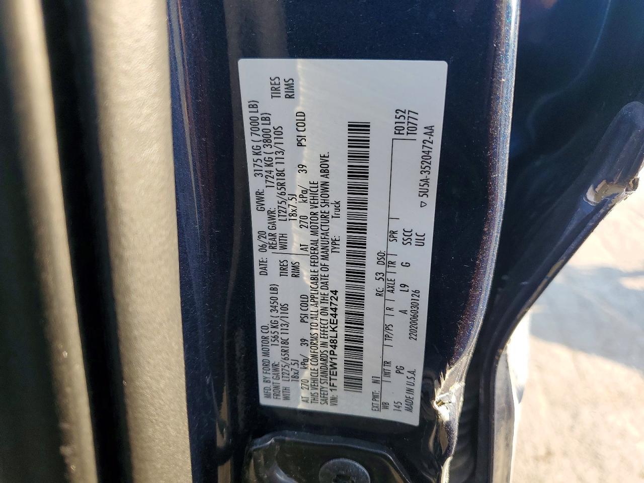 2020 Ford F150 Police Responder