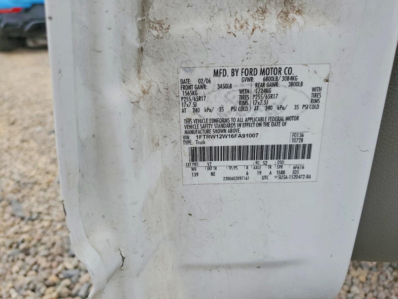 2006 Ford F150 Supercrew