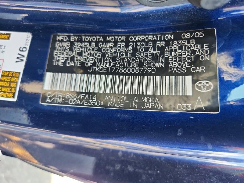 2006 Scion TC Base