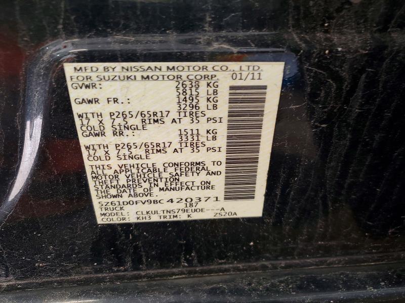2011 Suzuki Equator Sport