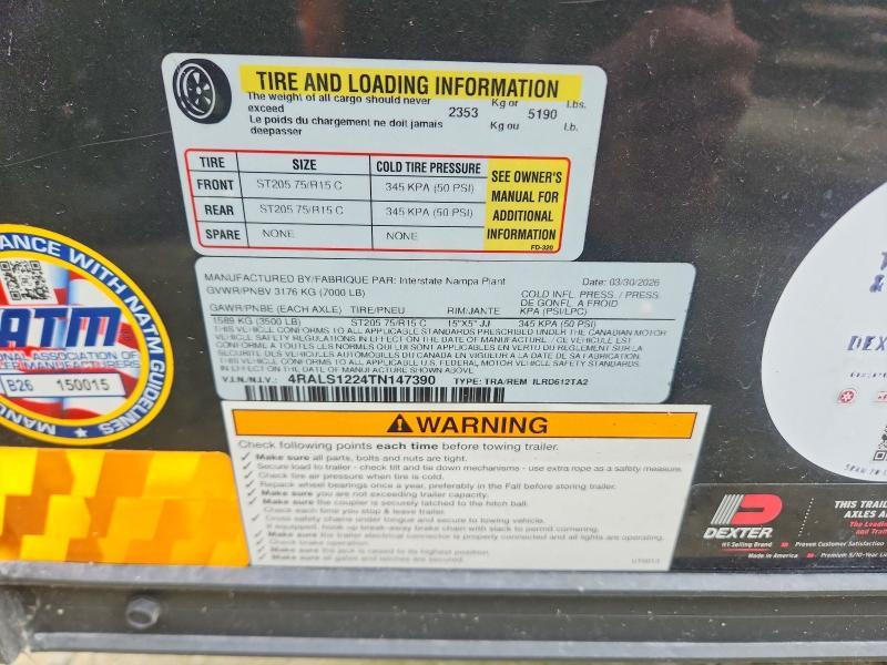 2026 Interstate ILRD612TA2 Enclosed Cargo Trailer