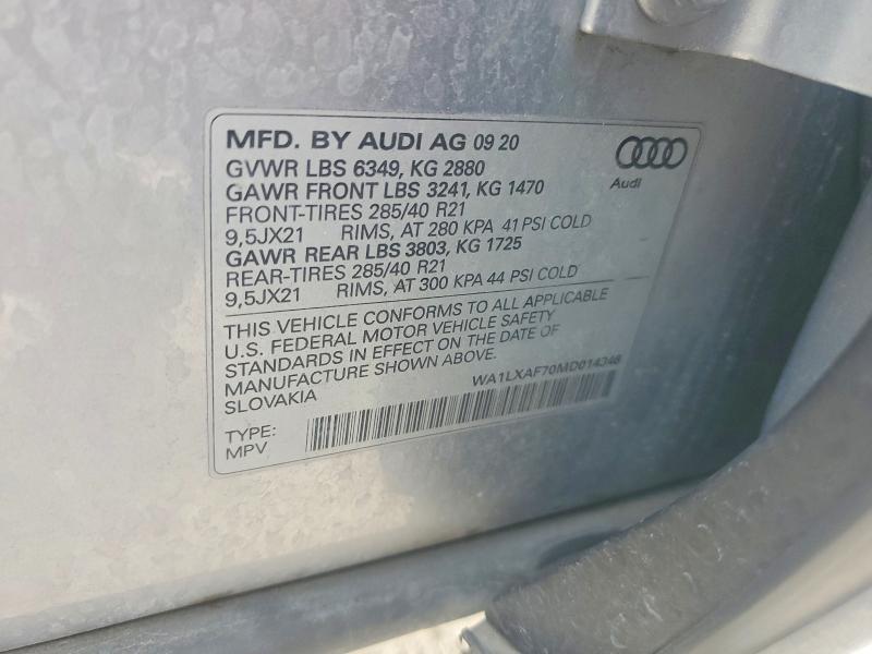 2021 Audi Q7 Premium Plus