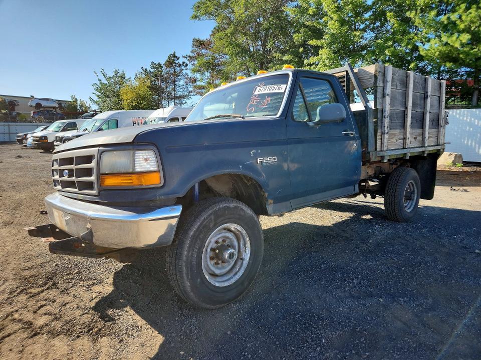1996 Ford F250 Flatbed Truck