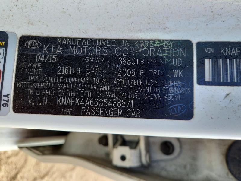 2016 KIA Forte lx