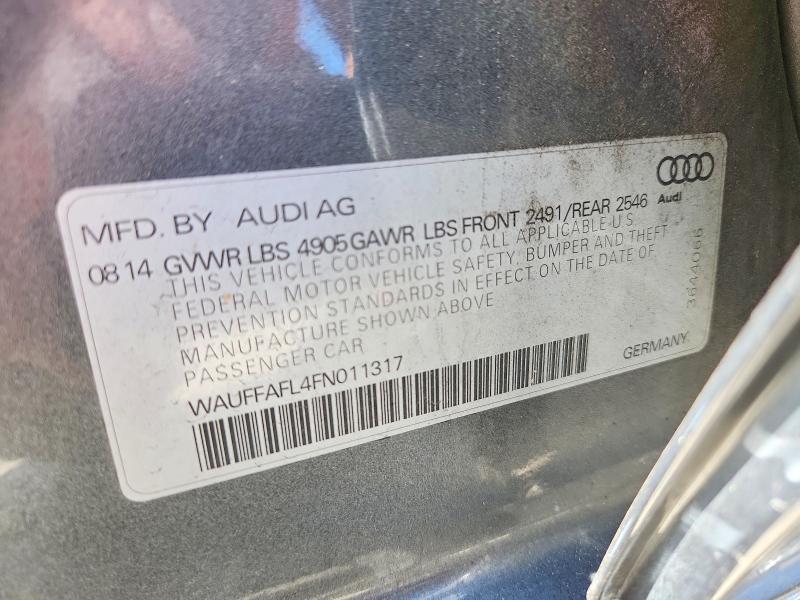 2015 Audi A4 Premium Plus