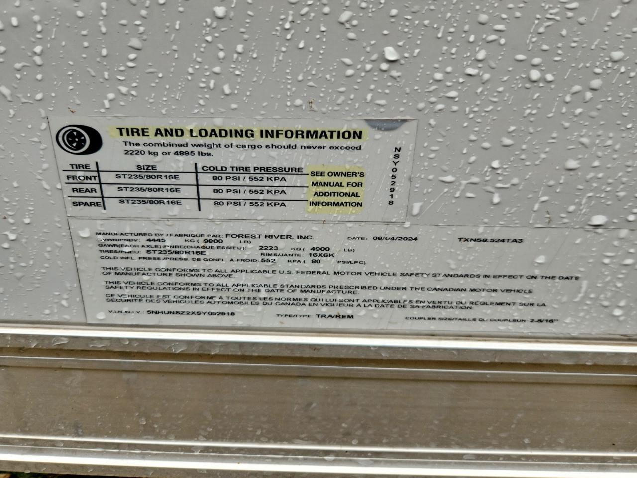 2025 Continental Cargo Enclosed Cargo Trailer