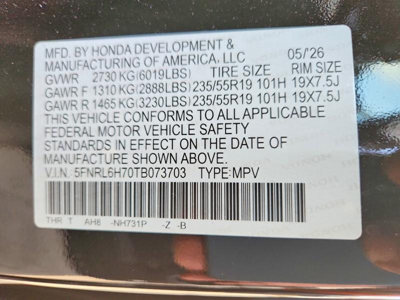 2026 Honda Odyssey Sport-L