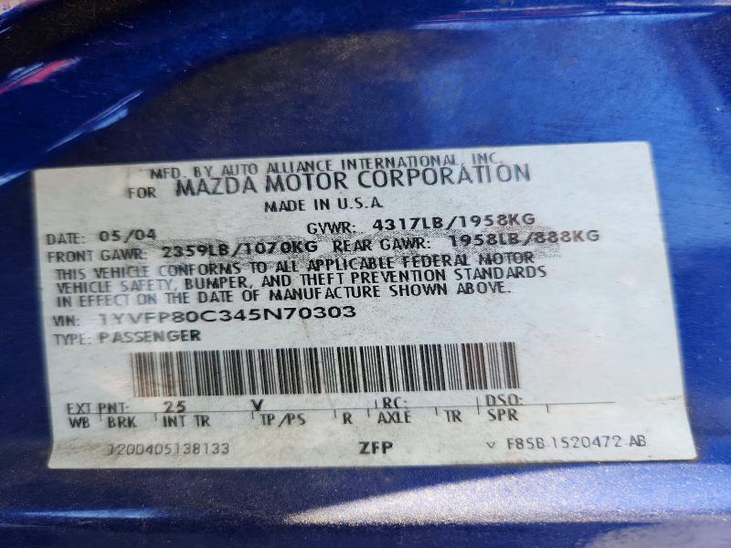 2004 Mazda 6 I