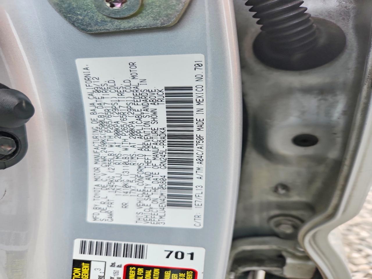 2013 Toyota Tacoma V6