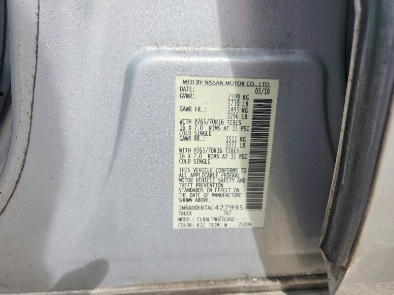 2010 Nissan Frontier SE V6