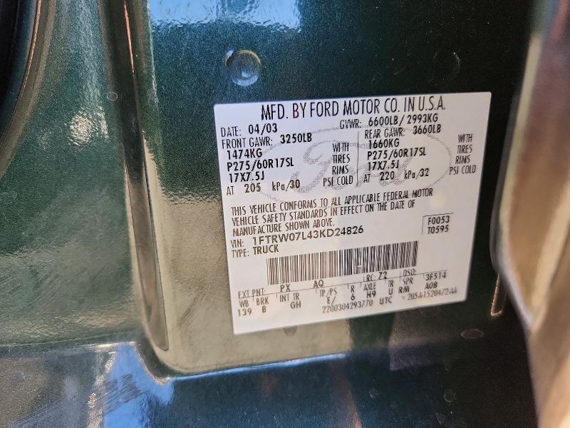 2003 Ford F150 Supercrew