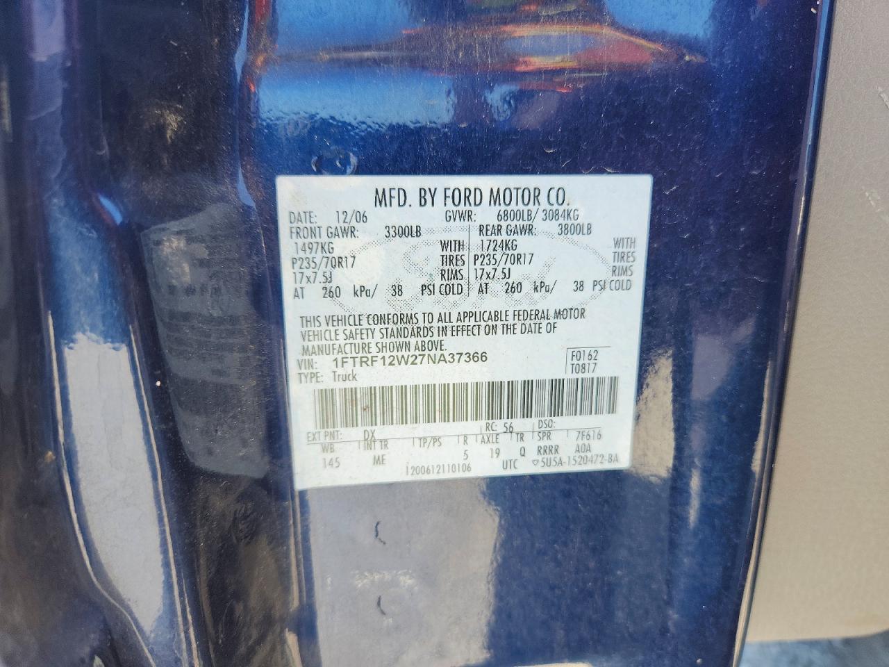 2007 Ford F150