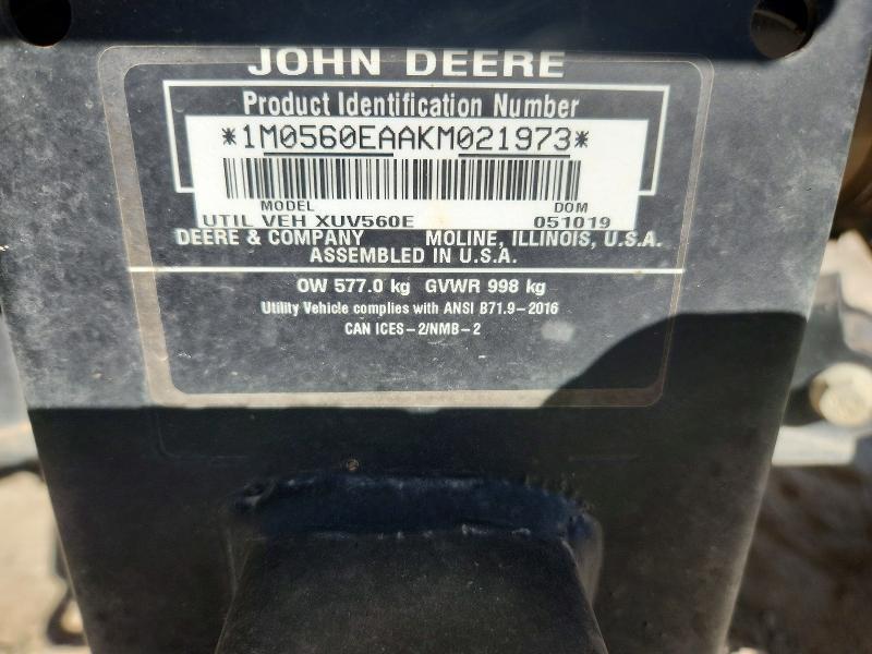 2020 Johndeere 2020 John Deere XUV560E Utility Vehicle