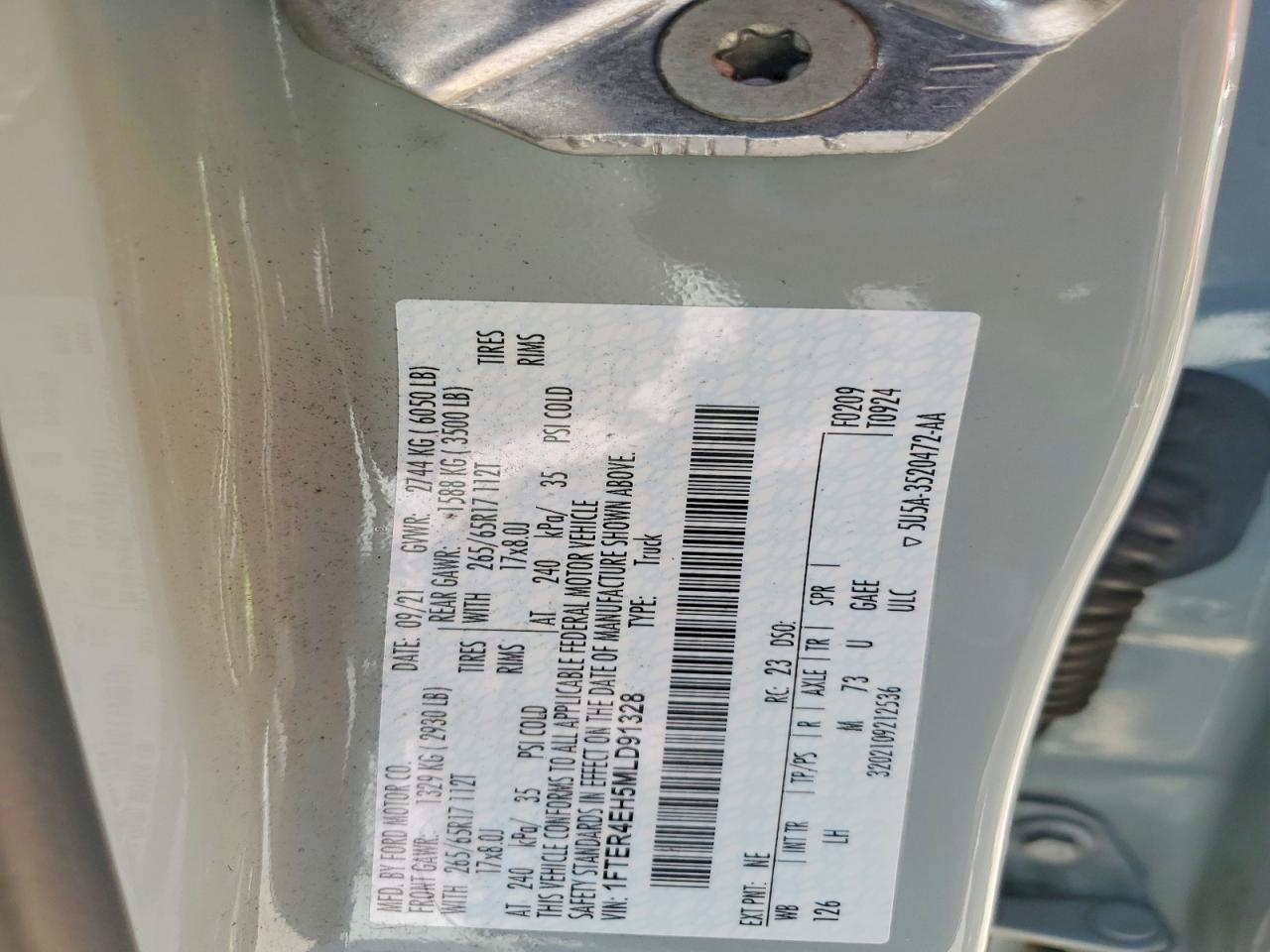 2021 Ford F150 Ranger XLT Super Cab