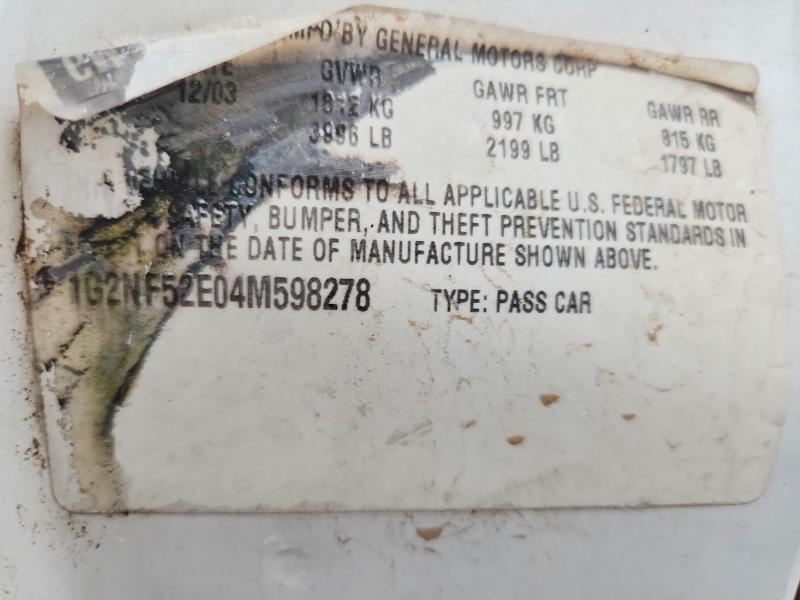 2004 Pontiac Grand AM SE1