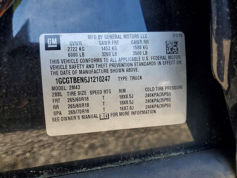 2018 Chevrolet Colorado