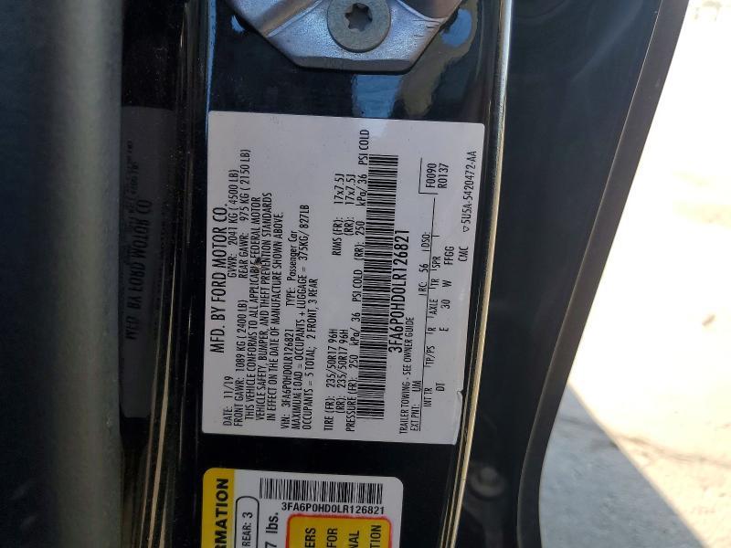 2020 Ford Fusion SE