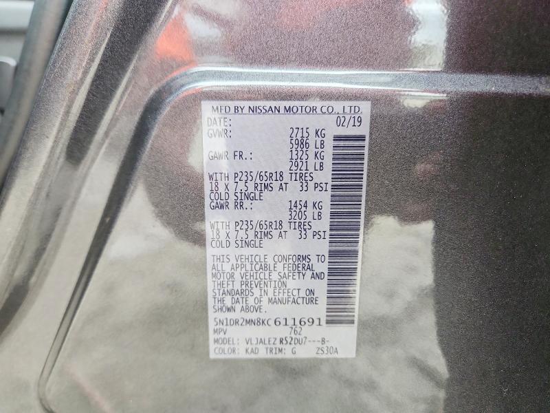2019 Nissan Pathfinder SV