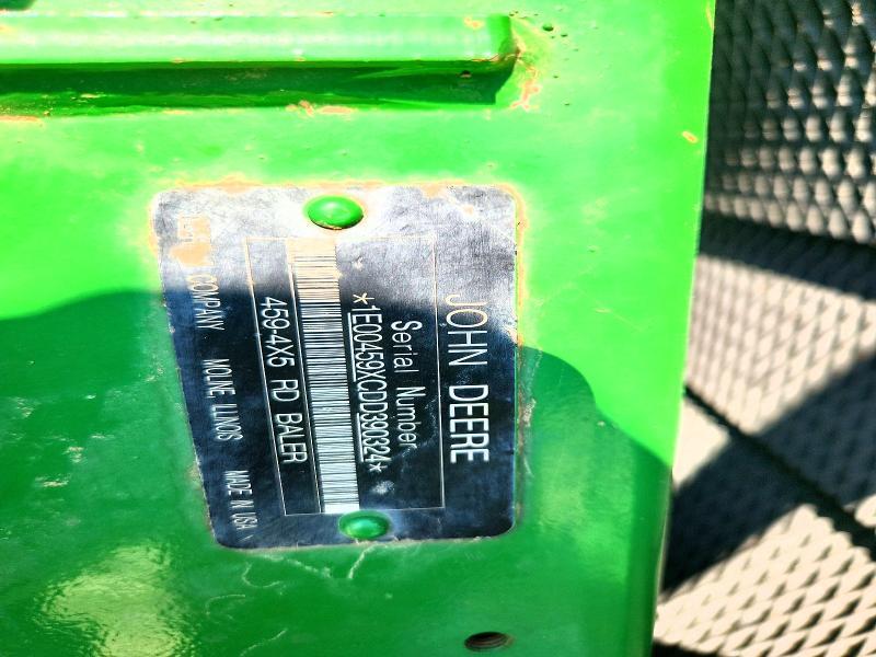 2010 John Deere 459-4X5 Round Baler