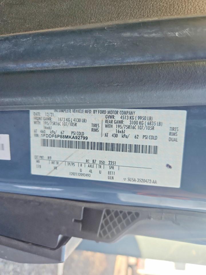 2021 Ford Transit T-350 HD Delivery Truck