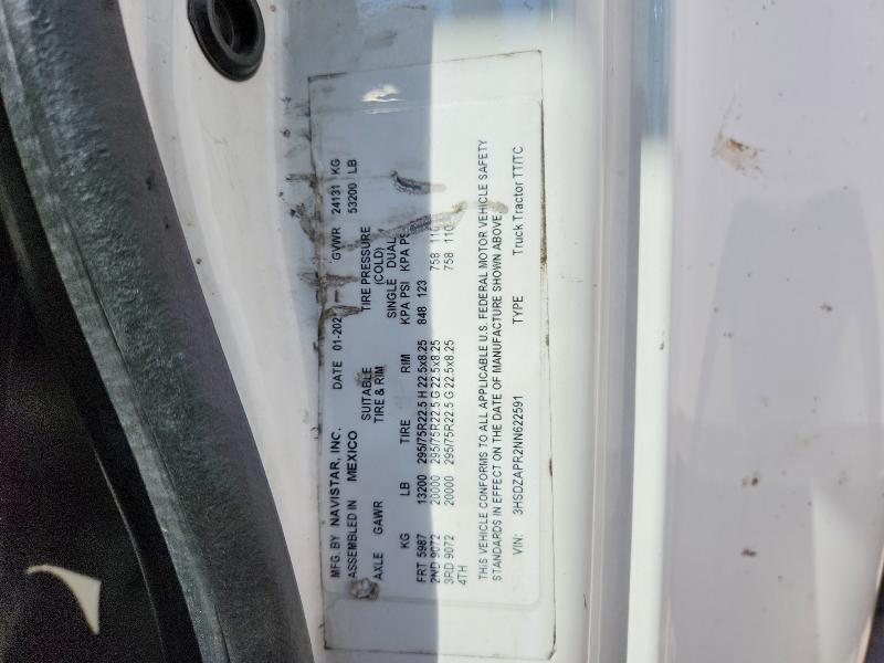 2022 International LT625 Semi Truck