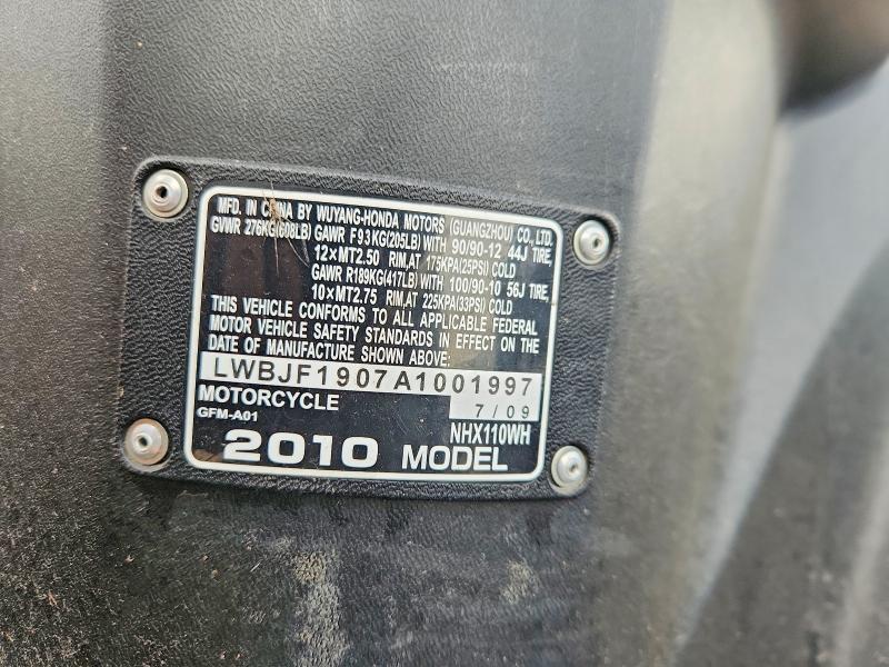 2010 Honda NHX110