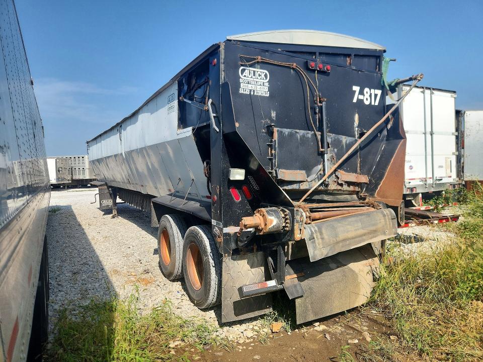2007 Aulick Ind 2007 Aulick Hopper Bottom Grain Trailer