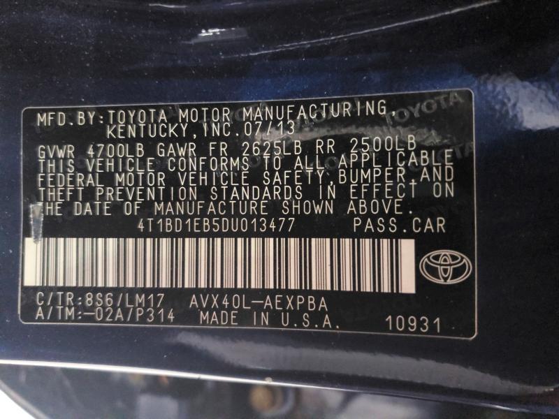 2013 Toyota Avalon Hybrid Limited