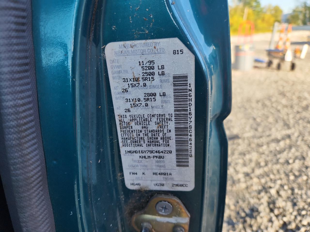 1995 Nissan Truck XE V6