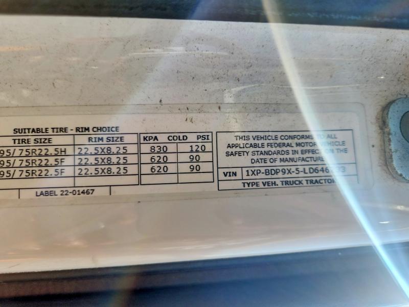 2020 Peterbilt 579-Semi Truck