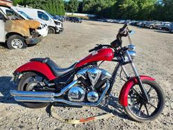 Salvage motorcycles for sale at Mendon, MA auction: 2015 Honda VT1300 CX
